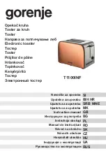 Gorenje T1100INF Instruction Manual preview