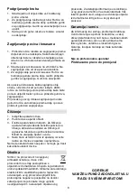 Preview for 8 page of Gorenje T850WE Instruction Manual