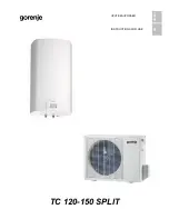 Gorenje TC 120-150 SPLIT Instructions For Use Manual preview