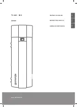 Gorenje TC 200 Series Instructions For Use Manual preview