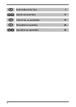 Preview for 2 page of Gorenje TGR 100 SM Instructions For Use Manual