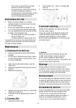 Предварительный просмотр 17 страницы Gorenje VC1615CXR Instruction Manual