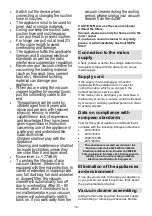 Preview for 16 page of Gorenje VC2223GLR Instruction Manual