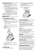 Предварительный просмотр 17 страницы Gorenje VC2421ECW Instruction Manual