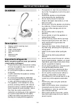 Preview for 19 page of Gorenje VCEA21ESW Instruction Manual