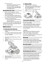 Preview for 21 page of Gorenje VCEA21ESW Instruction Manual