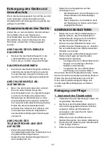 Preview for 57 page of Gorenje VCEA21ESW Instruction Manual