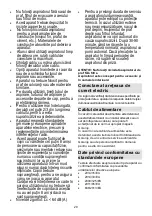 Preview for 29 page of Gorenje VCEA21GPLRCY Instruction Manual