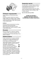 Preview for 17 page of Gorenje VCEA21GPRRCY Instruction Manual