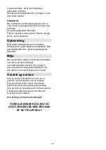 Preview for 81 page of Gorenje VCEA21GPRRCY Instruction Manual