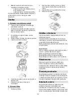 Предварительный просмотр 32 страницы Gorenje VCEA21SBKR Instruction Manual