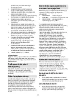 Предварительный просмотр 35 страницы Gorenje VCEA21SBKR Instruction Manual