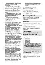 Предварительный просмотр 75 страницы Gorenje VCEA22GLBU Instruction Manual