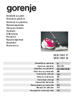 Preview for 1 page of Gorenje VCK 1401 B Instruction Manual