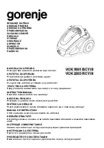 Preview for 1 page of Gorenje VCK 1801 BCY III Instruction Manual