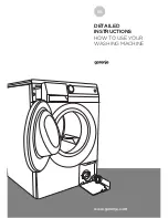 Gorenje w7223 Detailed Instructions preview