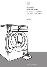 Preview for 1 page of Gorenje W9825I Detailed Instructions