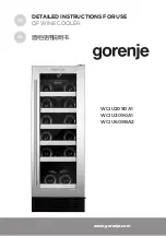 Preview for 1 page of Gorenje WCIU2090A1 Detailed Instructions For Use