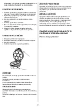 Preview for 21 page of Gorenje WCM702PR Instruction Manual