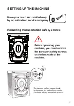 Preview for 21 page of Gorenje WD73121 Instructions For Use Manual