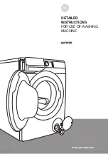 Preview for 1 page of Gorenje WE62S3 Detailed Instructions For Use