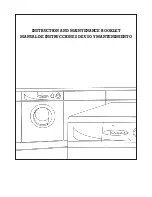 Gorenje Wi 62112 Instructions And Maintenance Booklet preview