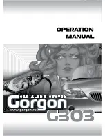 Preview for 1 page of Gorgon G303 Operation Manual