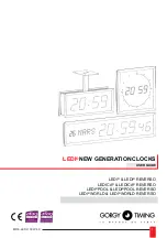 Gorgy Timing LEDI User Manual preview