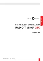 Предварительный просмотр 33 страницы Gorgy Timing RADIO TIMING GTC User Manual