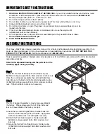 Preview for 2 page of Gorilla Carts MH2120 Owner'S Manual