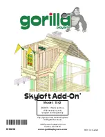 Предварительный просмотр 109 страницы Gorilla Playsets 1500AW Manual