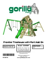 Preview for 1 page of Gorilla Playsets 1500BWF Manual