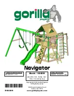 Preview for 1 page of Gorilla Playsets 1500EW Manual