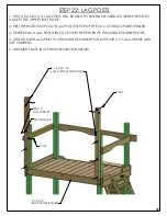 Предварительный просмотр 76 страницы Gorilla Playsets 1500HWF Manual