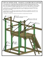 Предварительный просмотр 83 страницы Gorilla Playsets 1500IWF Manual