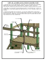 Предварительный просмотр 101 страницы Gorilla Playsets 1500IWF Manual