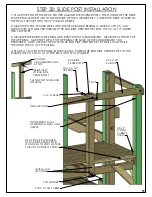 Preview for 93 page of Gorilla Playsets 1500IWR Manual