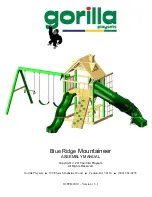 Gorilla Playsets Blue Ridge Mountaineer Assembly Manual preview