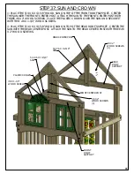 Предварительный просмотр 73 страницы Gorilla Playsets Hemisphere 2500W Assembly Instructions Manual