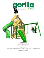 Gorilla Playsets Hideaway Assembly Manual preview