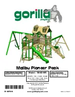 Gorilla Playsets Malibu Pioneer Peak 1500DWR Manual предпросмотр