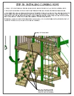 Предварительный просмотр 120 страницы Gorilla Playsets Malibu Pioneer Peak 1500DWR Manual