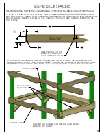 Предварительный просмотр 61 страницы Gorilla Playsets Pioneer Peak 1500DW Manual