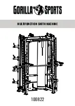 Preview for 1 page of gorilla sports 100822 Manual