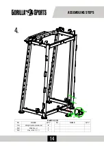 Preview for 14 page of gorilla sports 100822 Manual