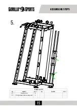 Preview for 15 page of gorilla sports 100822 Manual