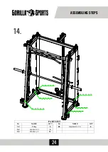 Preview for 24 page of gorilla sports 100822 Manual