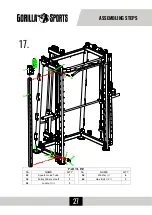 Preview for 27 page of gorilla sports 100822 Manual