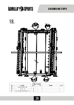 Preview for 28 page of gorilla sports 100822 Manual