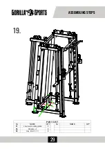 Preview for 29 page of gorilla sports 100822 Manual